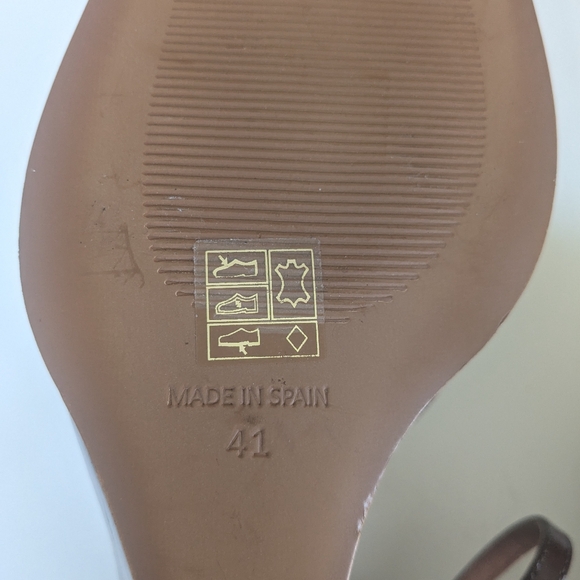 L'INTERVALLE Dark Brown Leather Wedges - Picture 7 of 7